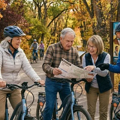 Private Historic Santa Fe E-Bike Old Town Tour